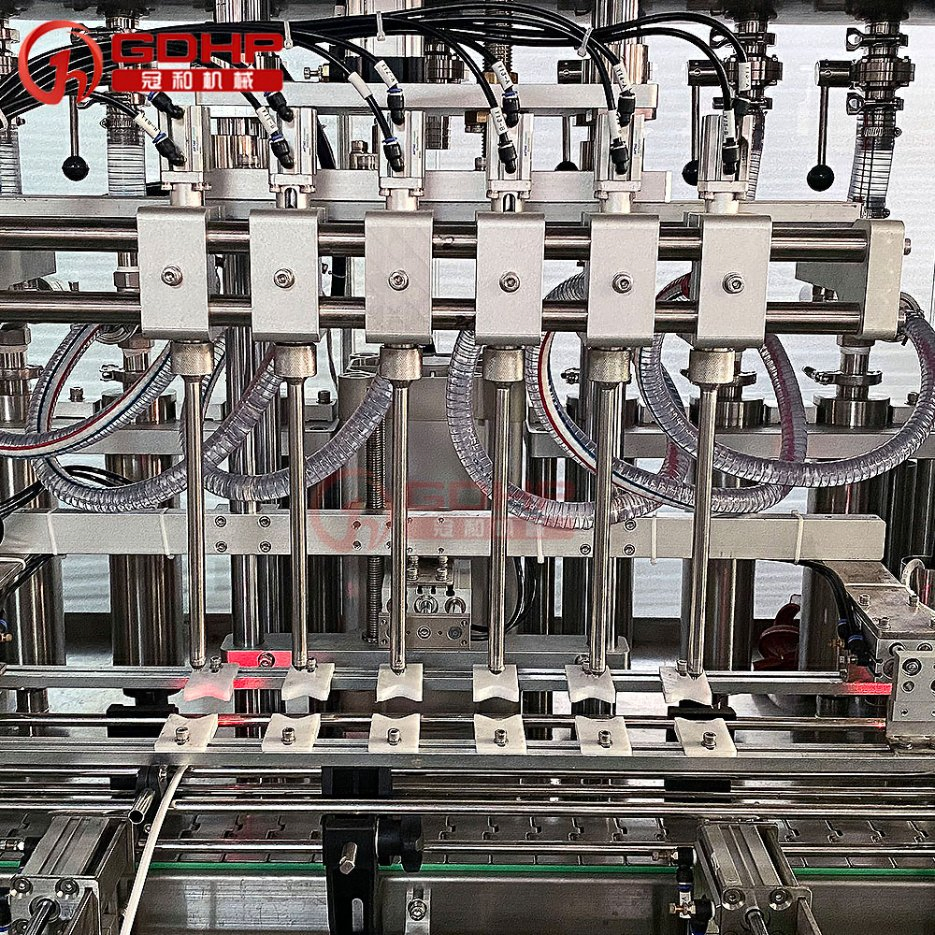 Automatic Gel Alcohol Explosion-Proof Pump Cap Screw Cap Hand Sanitizer Filling Capping Packaging Making Machine