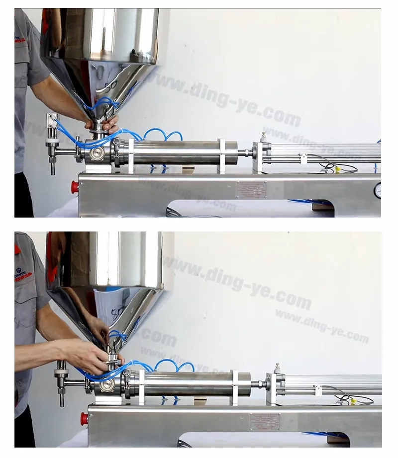 Semi-Auto Paste Filling Machine Display 4