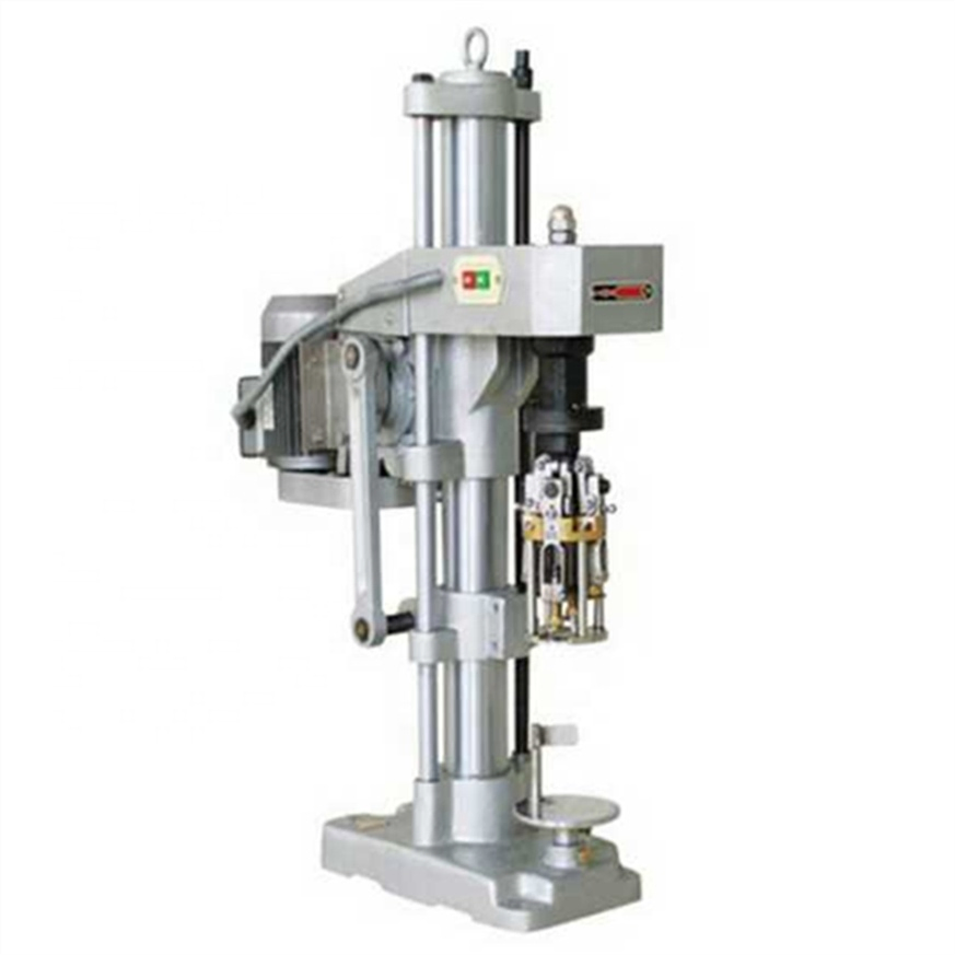 Semi-Automatic Glass Bottle Screw Aluminum Metal Cap Ropp Capping Sealing Machine for Wine