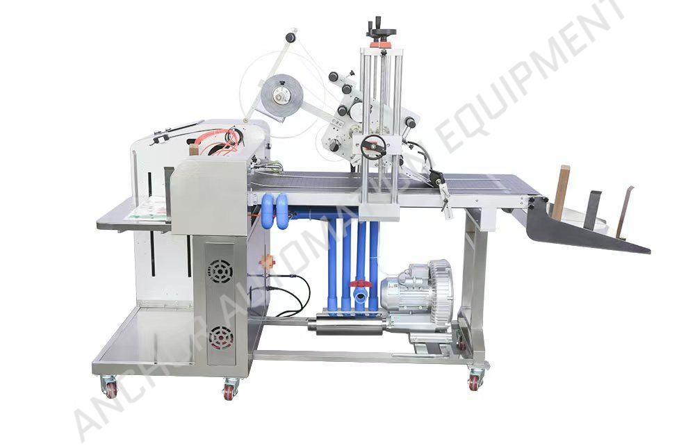Fully Automatic High Speed Bag Sticker Label Applicator Self-Adhesive Box Tube Bottle Jar Can Pouch Carton Flat Top Bottom Double Side Corner Labeling Machine