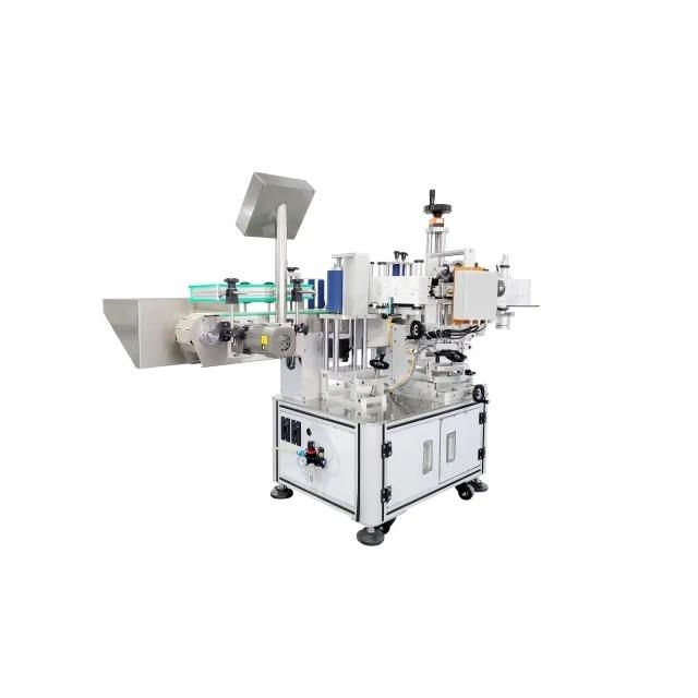 High-Speed Round Bottle Labeling Equipment - Automatic Label Applicator for Cylindrical Container Packaging