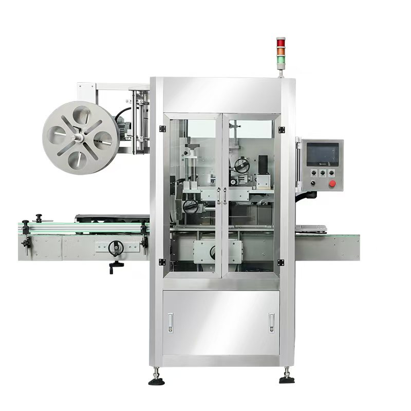 Best Industrial High Speed Commercial Automatic Heat Shrink Tunnel Sleeve Label Wrapping Auto Labeling Packing Machine for Small Bottle/Tube/Box/Cup for Sale