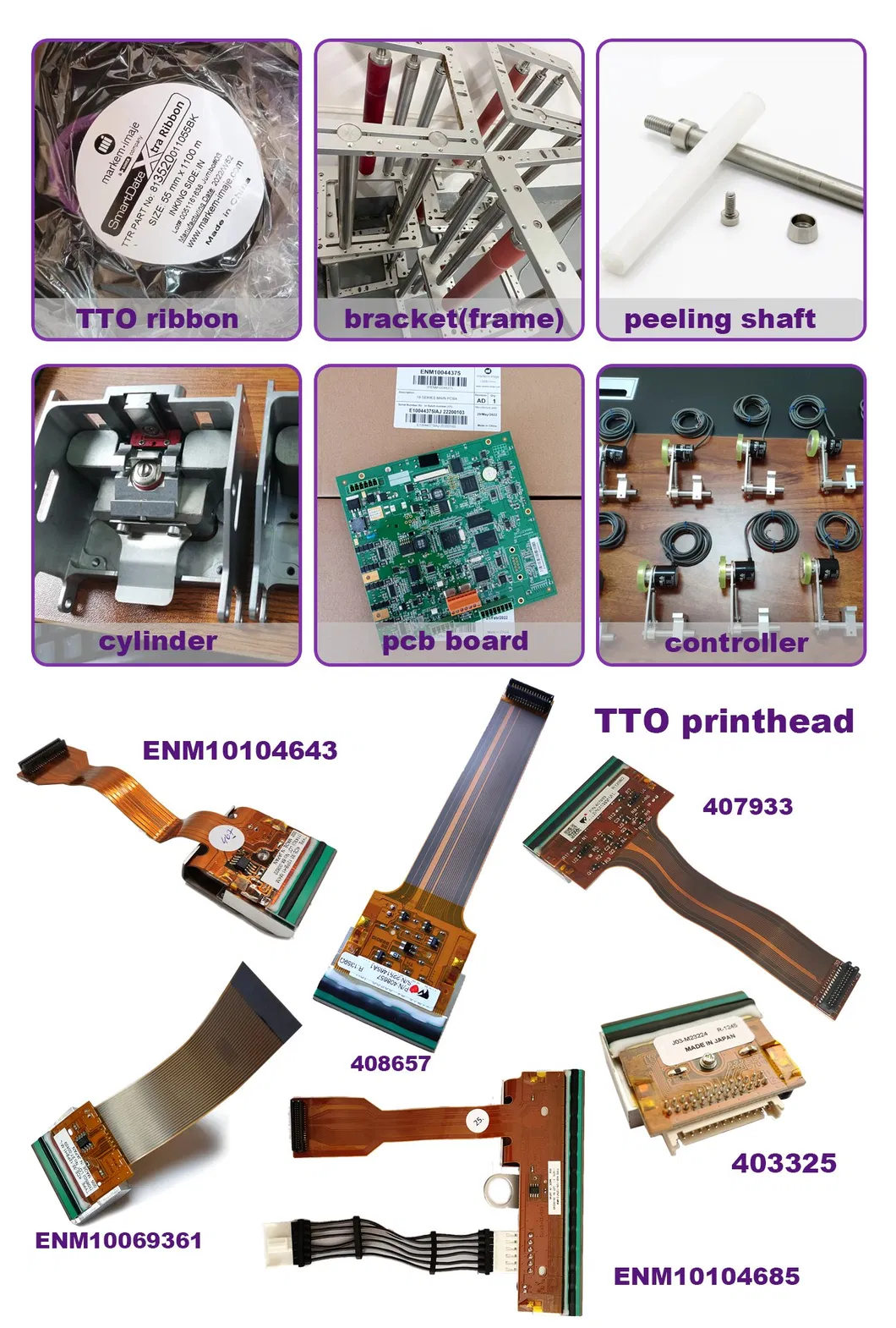 Printheads and Parts