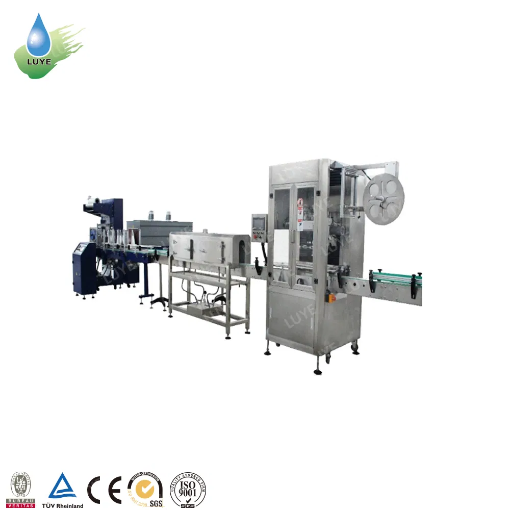 12000bph Automatic Beverage Bottle Shrink Sleeve Labeling Machine with PVC Label