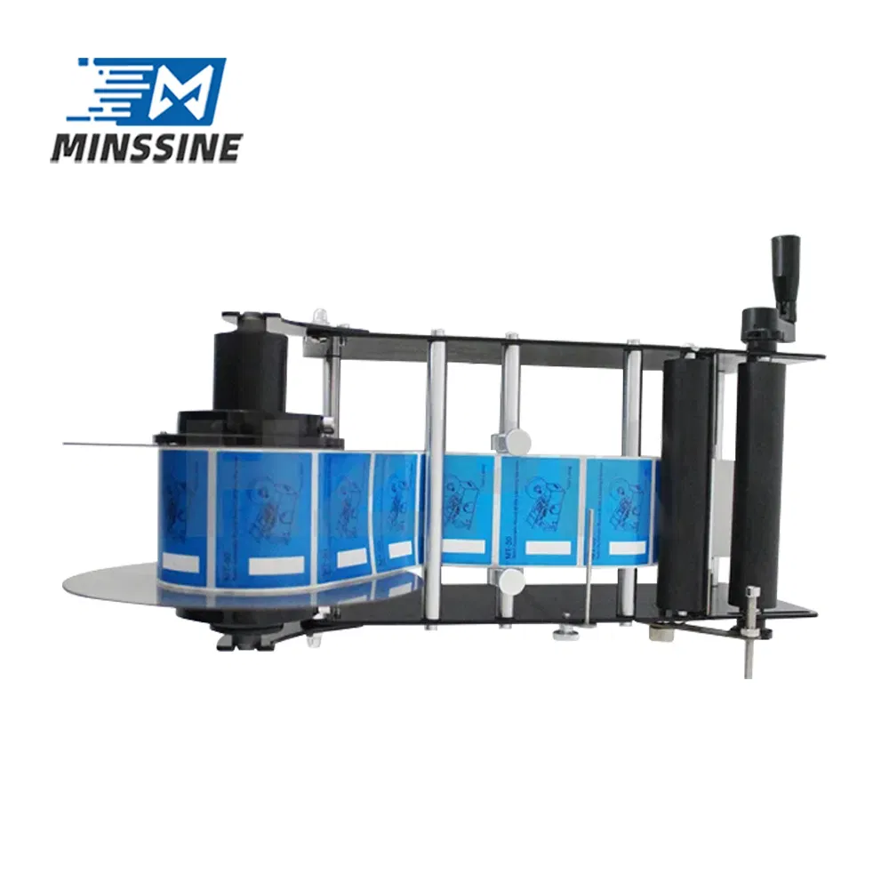 Compact User-Friendly Labeling System for Fast Round Bottle Labeling Fast and Efficient Labeling Solution for Round Bottle Products