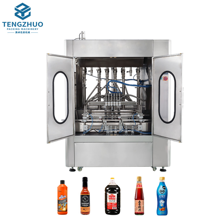 Cosmetic Cream Filling Packaging Liquid Filling Sauces Packing Machine