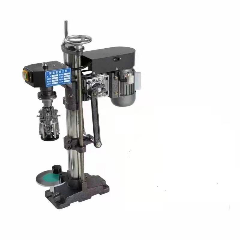 Semi-Automatic Glass Bottle Screw Aluminum Metal Cap Ropp Capping Sealing Machine for Wine