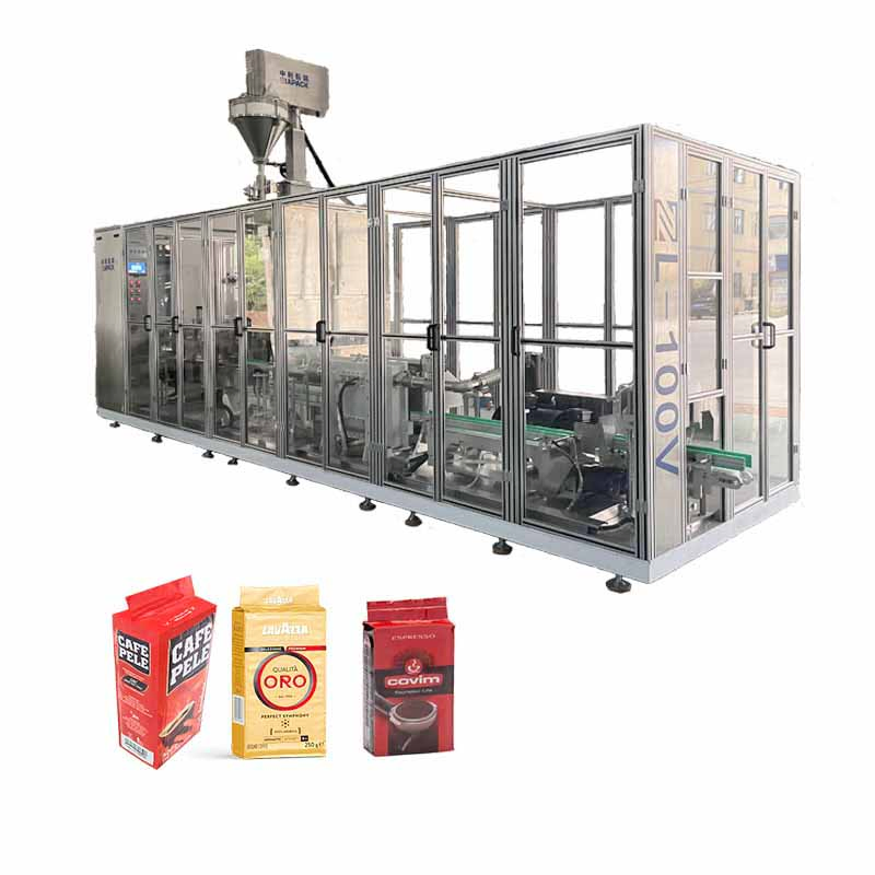 Zl100V Automatic Vertical Bag Forming Filling Sealing Vacuum Packaging (Packing) Machine for Powder Flour Yeast Coffee Powder with Factory Price