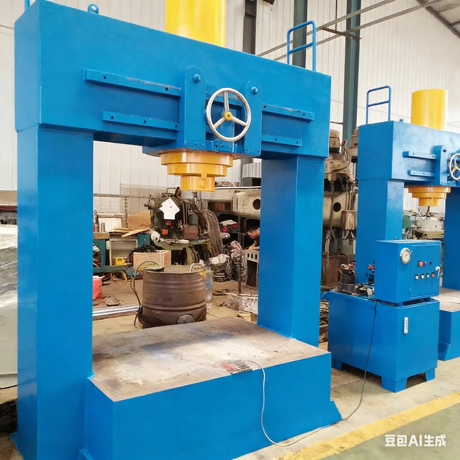 Heavy-Duty Double Column Hydraulic Press for Industrial Use