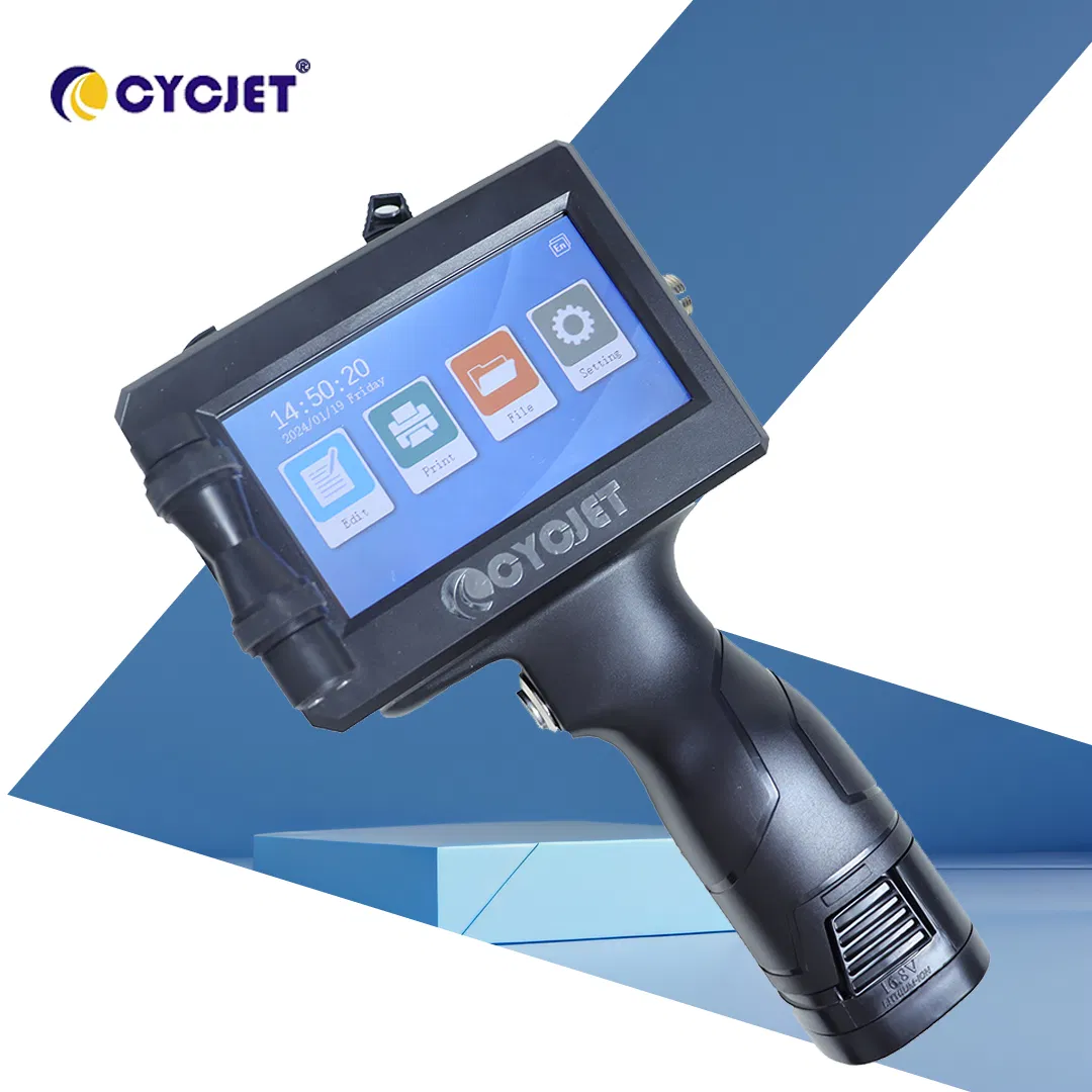 CYCJET Smart I-L Industrial Handheld Printer - Carton, Metal &amp; Pipe Coding System
