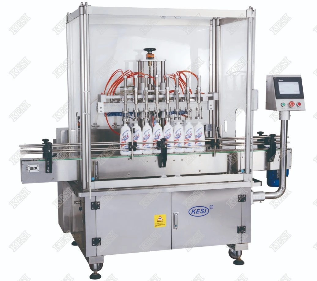 China Full Automatic Bottle Liquid Linear Piston Filling Machine (YBG)