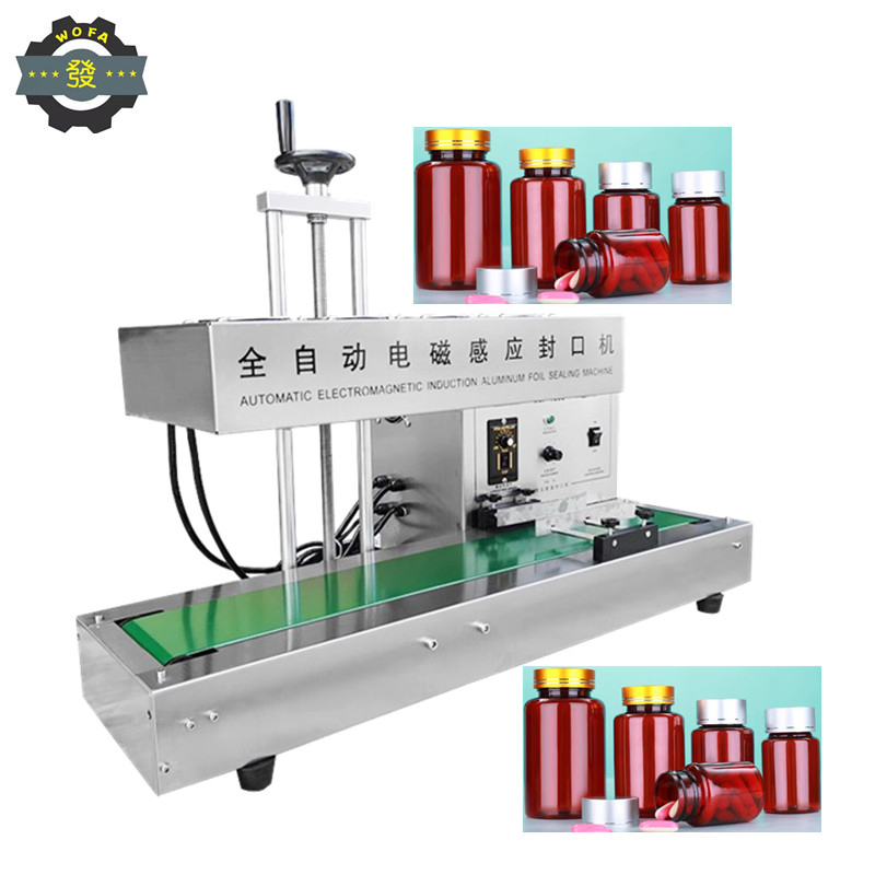 Fully Automatic Electromagnetic Induction Aluminum Foil Sealing Machine 2100W High-Power with a Thickened Stainless Steel Body