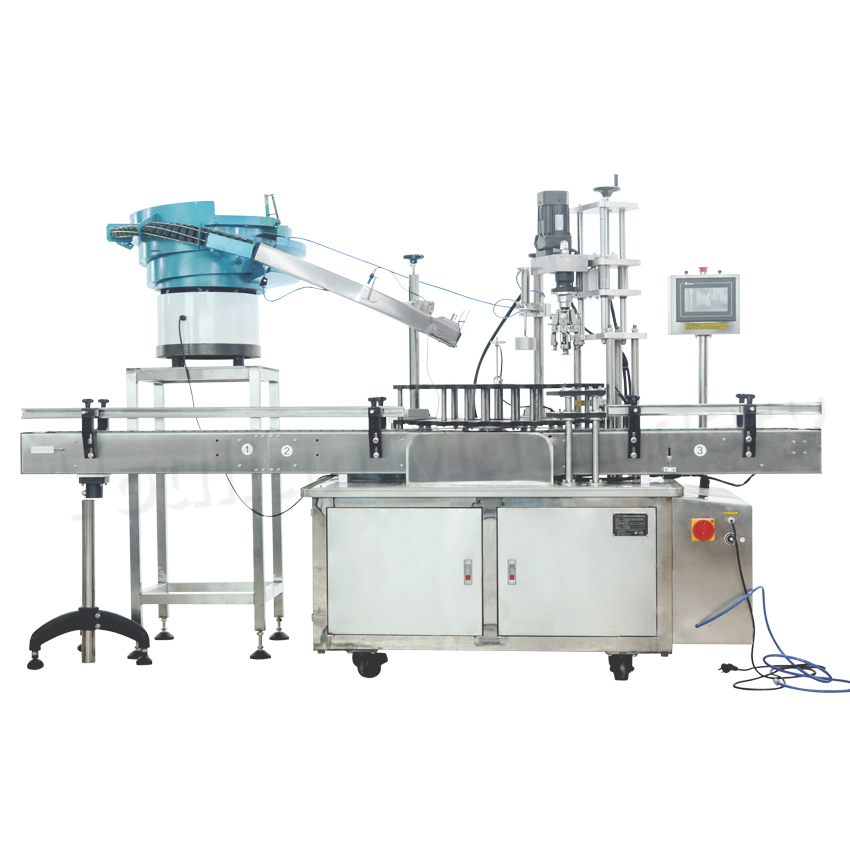 Automatic Single Head Capping Machine for Ropp Aluminium Cover Liquor Glass Wine Bottles Proof Metal Plastic Screw Caps Capper Machinery