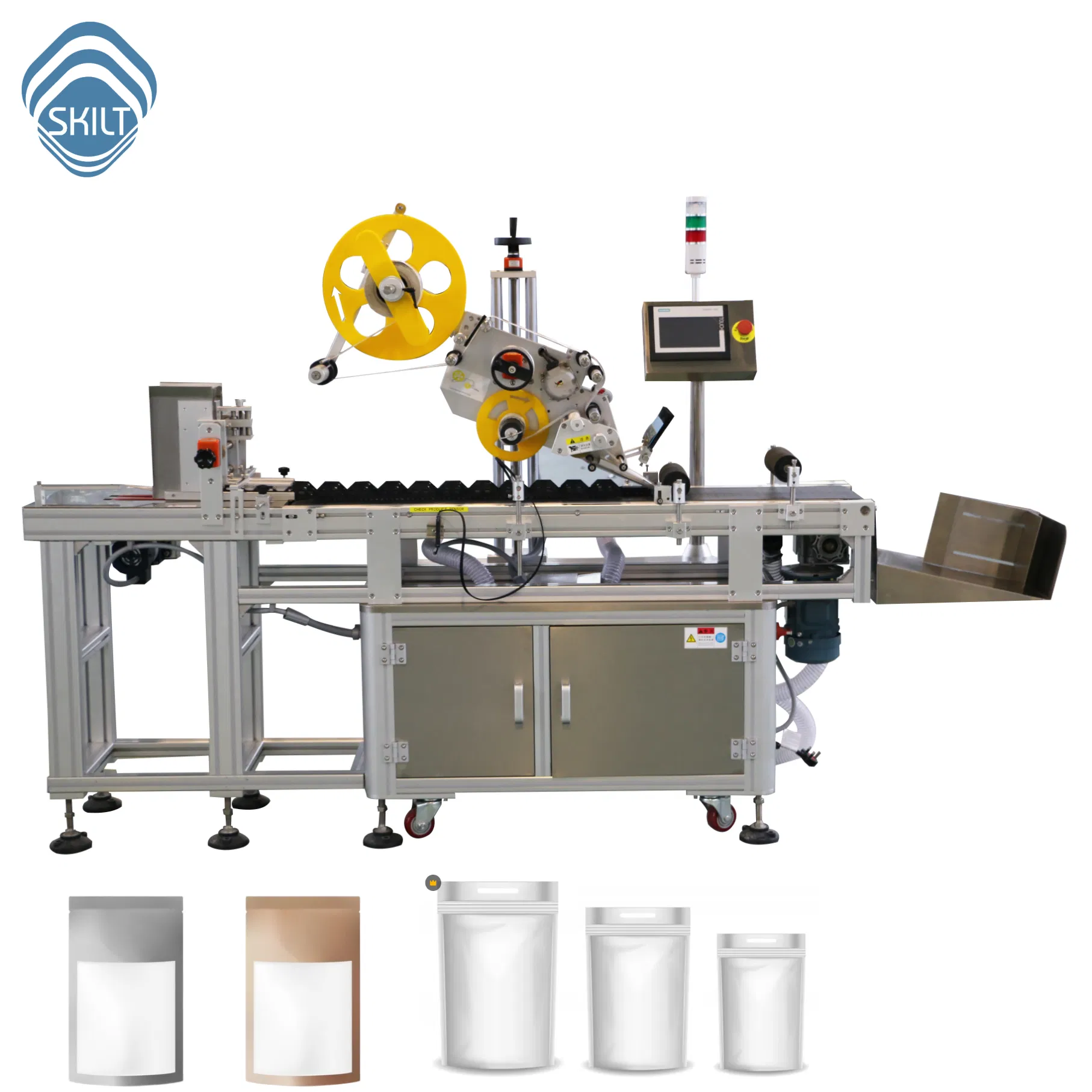 User-Friendly Bag Paging Labeling Machine and Pouch Labeller System