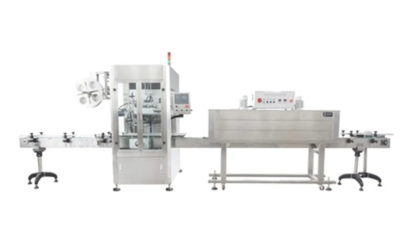 Best Industrial High Speed Commercial Automatic Heat Shrink Tunnel Sleeve Label Wrapping Auto Labeling Packing Machine for Small Bottle/Tube/Box/Cup for Sale