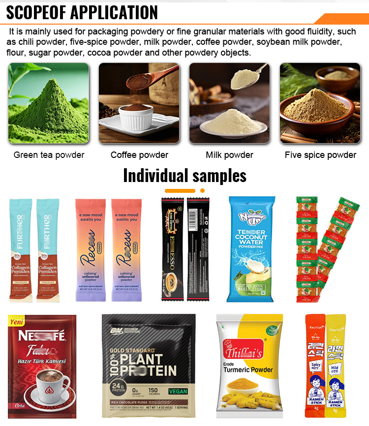 Small Bag Tea Powder Packing Machine Automatic Packing Machine Sealing Machine Filling Machine