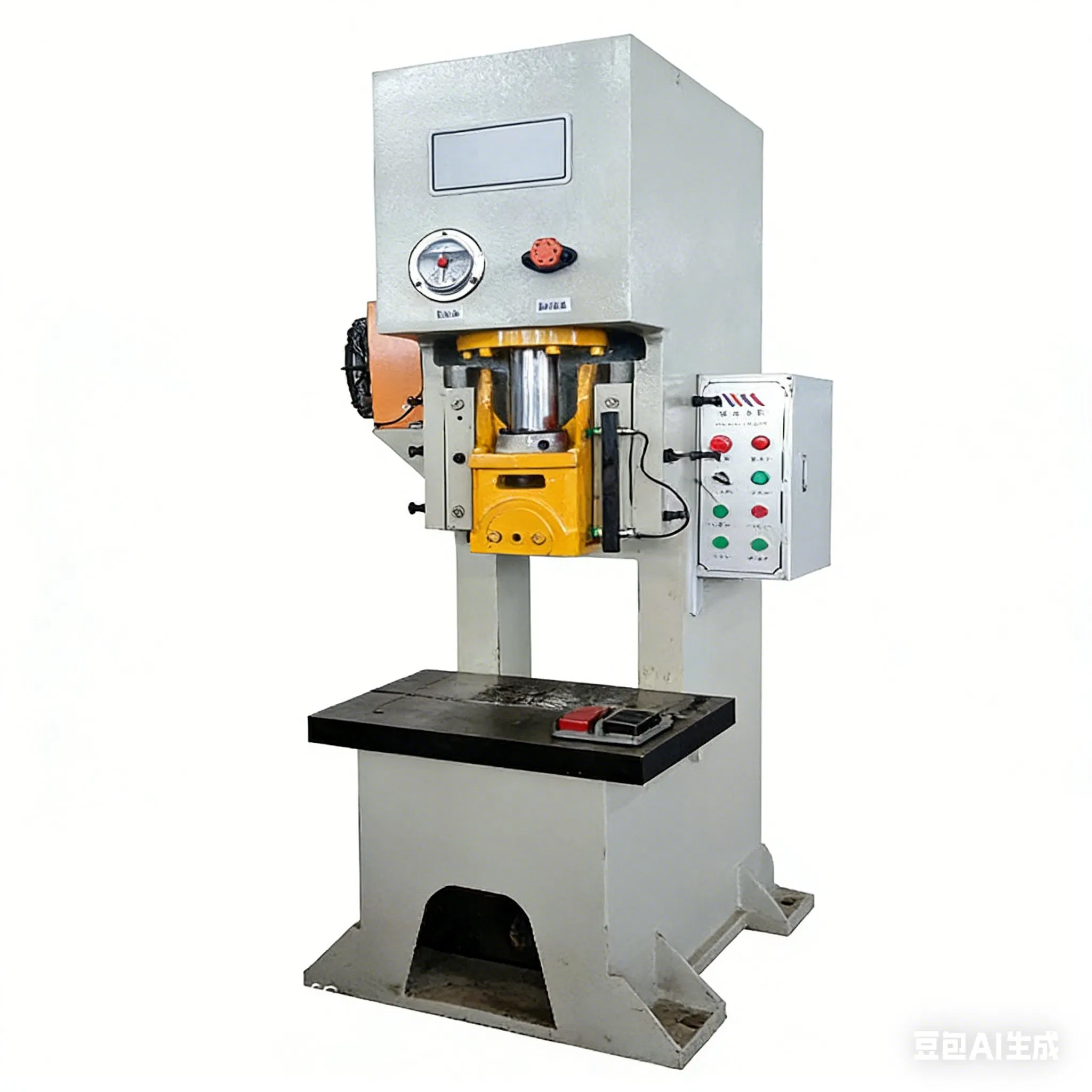 Compact Single-Arm Hydraulic Press for Punching and Cutting
