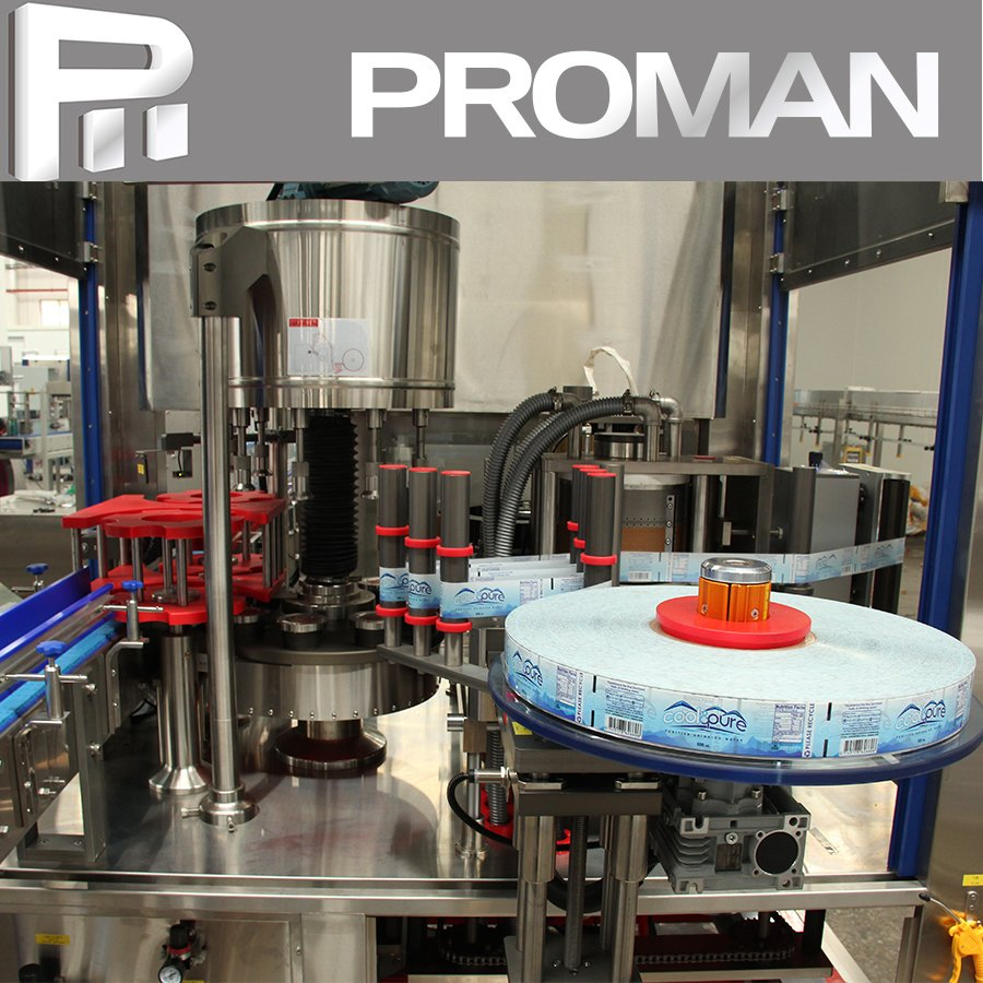 High Accuracy Square Bottle Automatic Hot Melt Glue Labeling Equipment