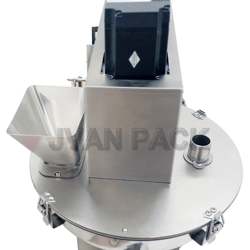 Df-B Semi Automatic Tabletop Milk Spice Curry Protein Detergent Washing Powder Bottle Jar Can Tin and Bag Filling Packing Machine