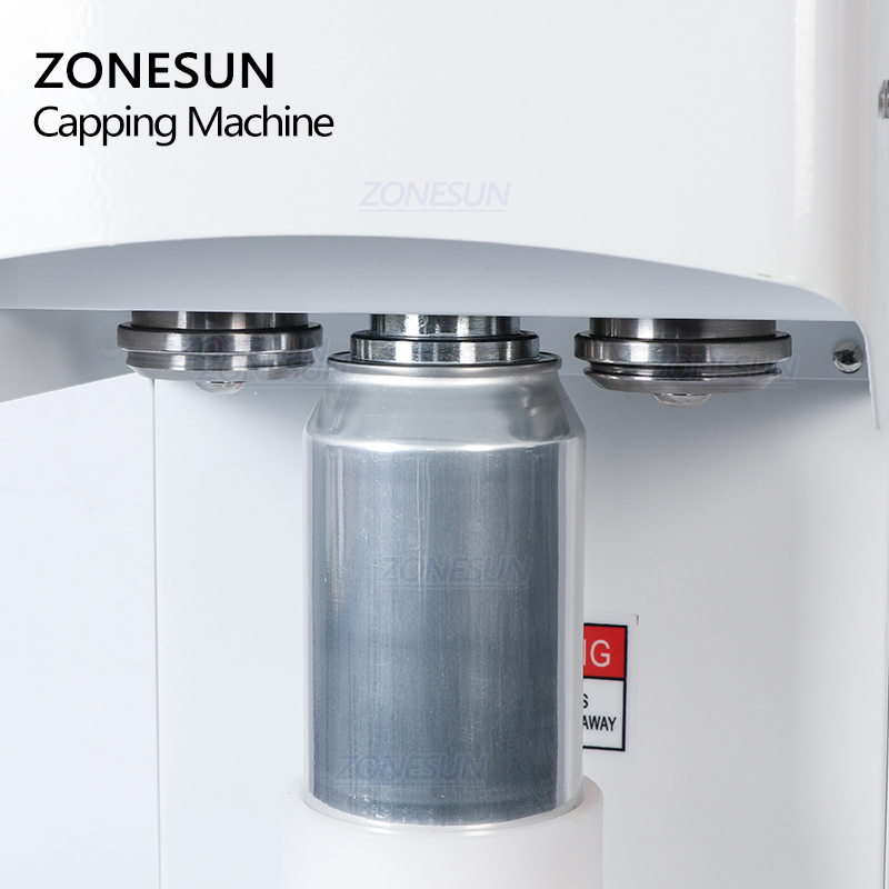 Zonesun Zs-Fk168 Seaming Aluminum Tin Beer Ring-Pull Cans Automatic Plastic Bottle Cap Induction Can Sealing Machine