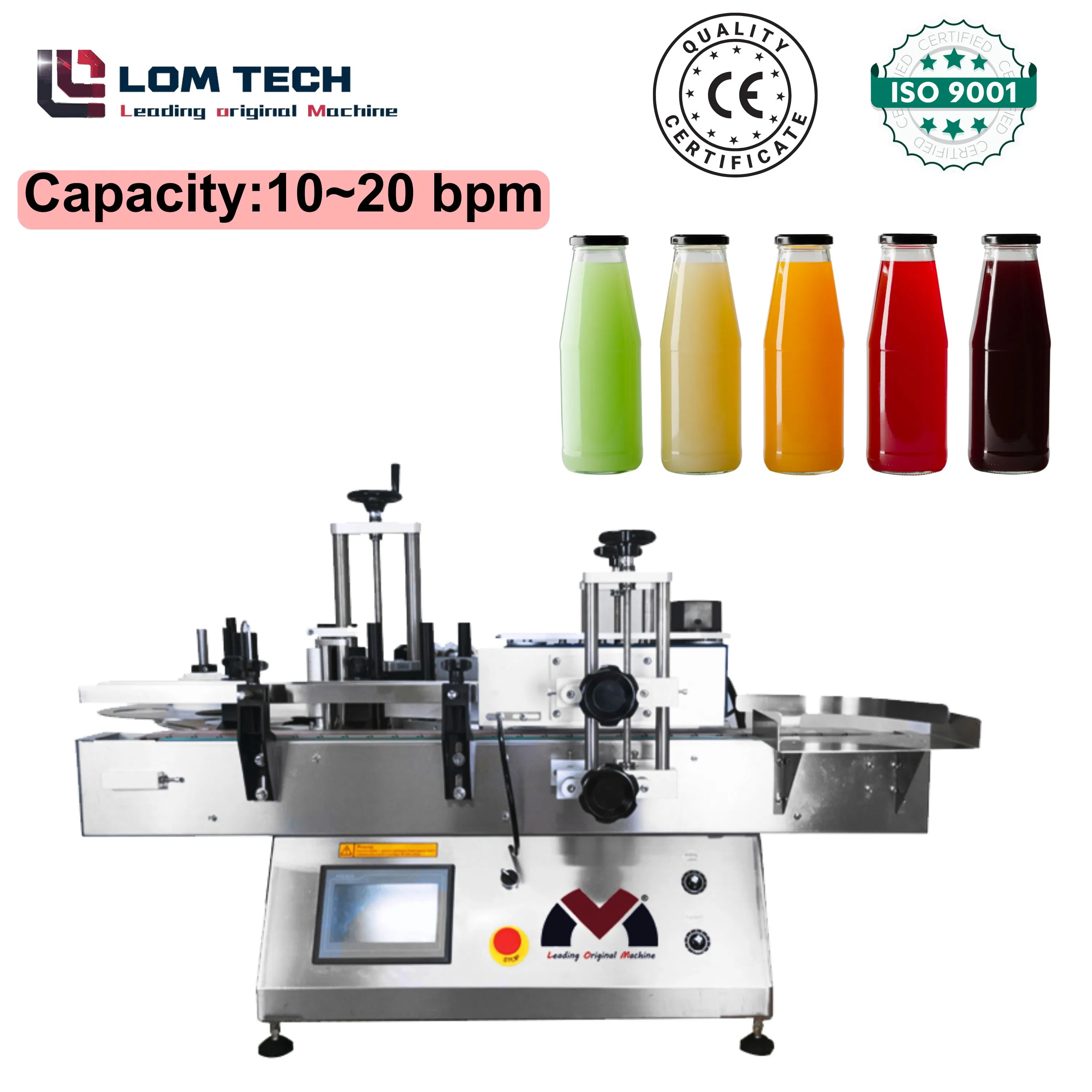 Advanced Labeling System for Bottles and Jars with Customization Options