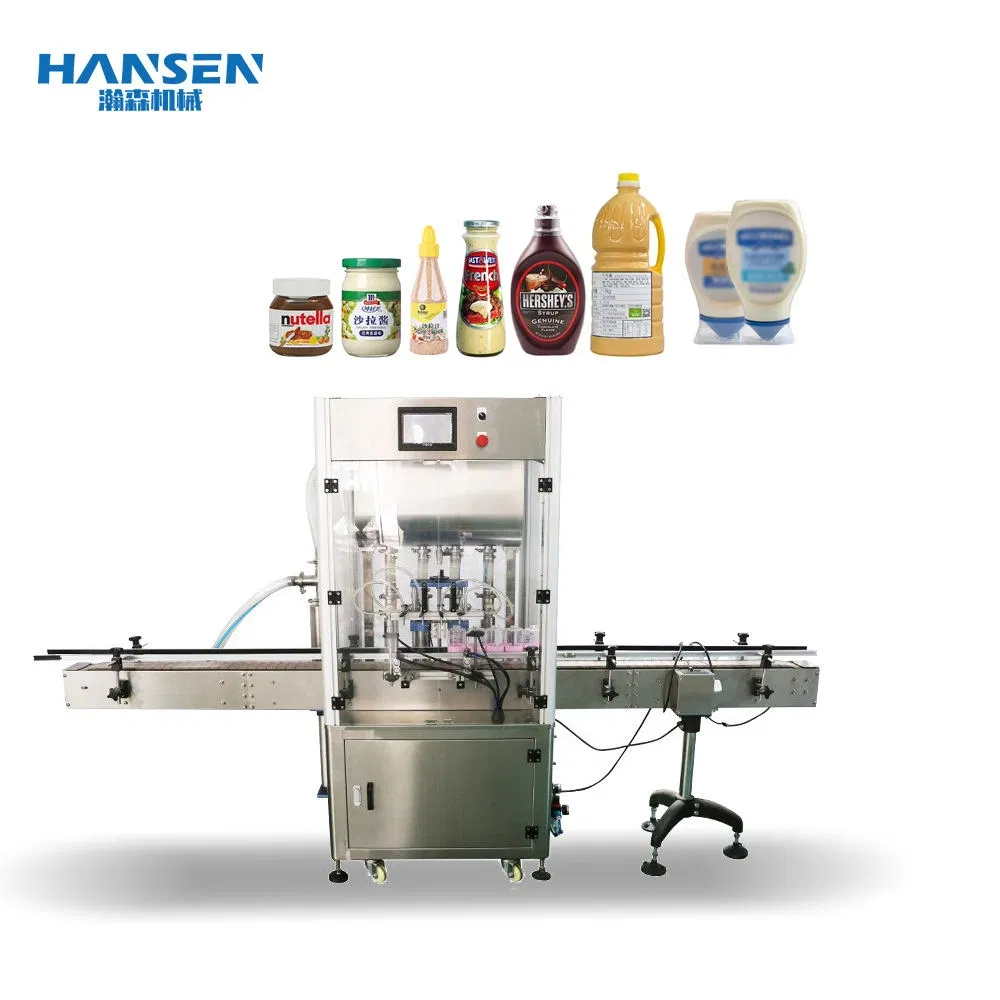 Automatic Multi Head Sauce Filling Machine for Food Salad Dressing and Jam