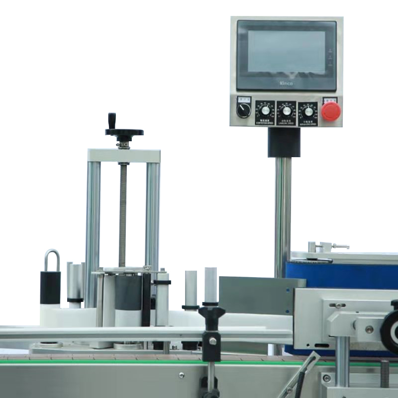 Automatic Wine Bottle Three Sides Front Back and Neck Paste Labeling Machine