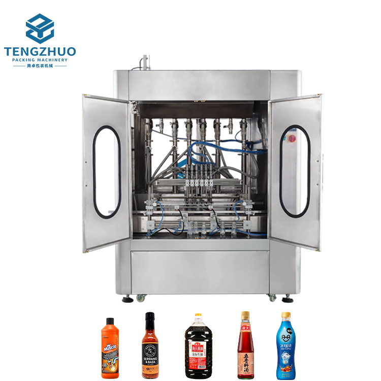 Cosmetic Cream Filling Packaging Liquid Filling Sauces Packing Machine