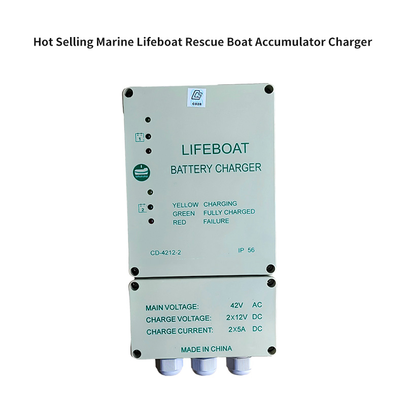 Accessories Electronic Equipment Lifeboat Marine Battery Charger 3 Bank CD-4212-2 Main Voltage AC 42V DC 2X12V 2X5a