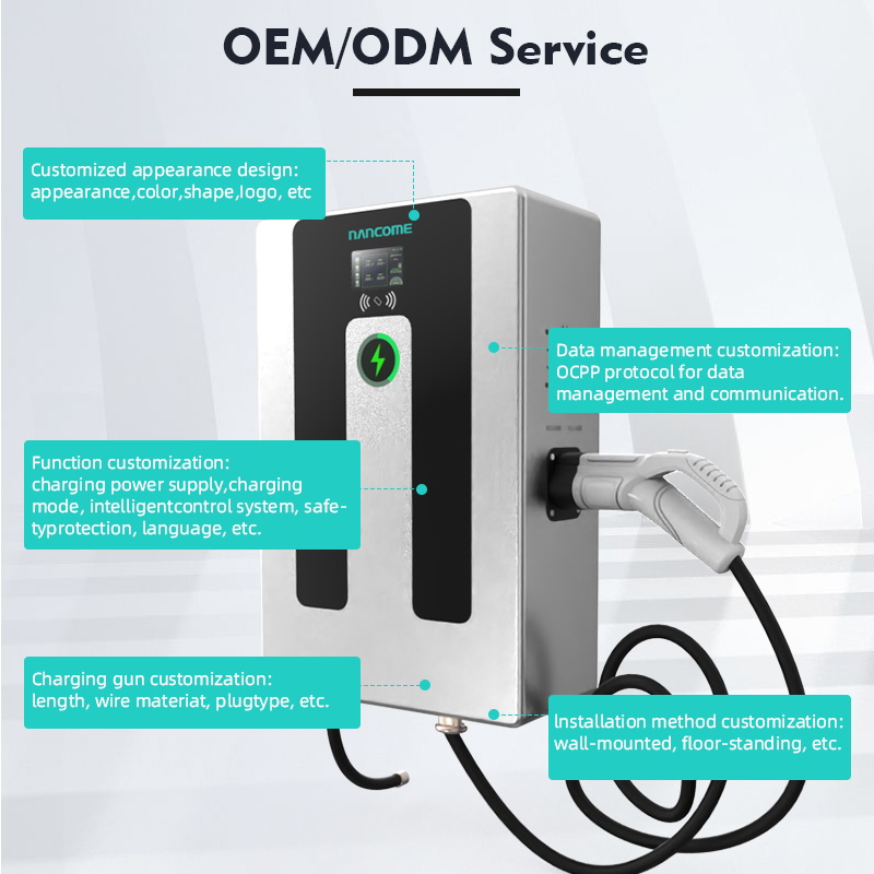 High-Power 30kw CCS Electric Car Charger for Fast Charging