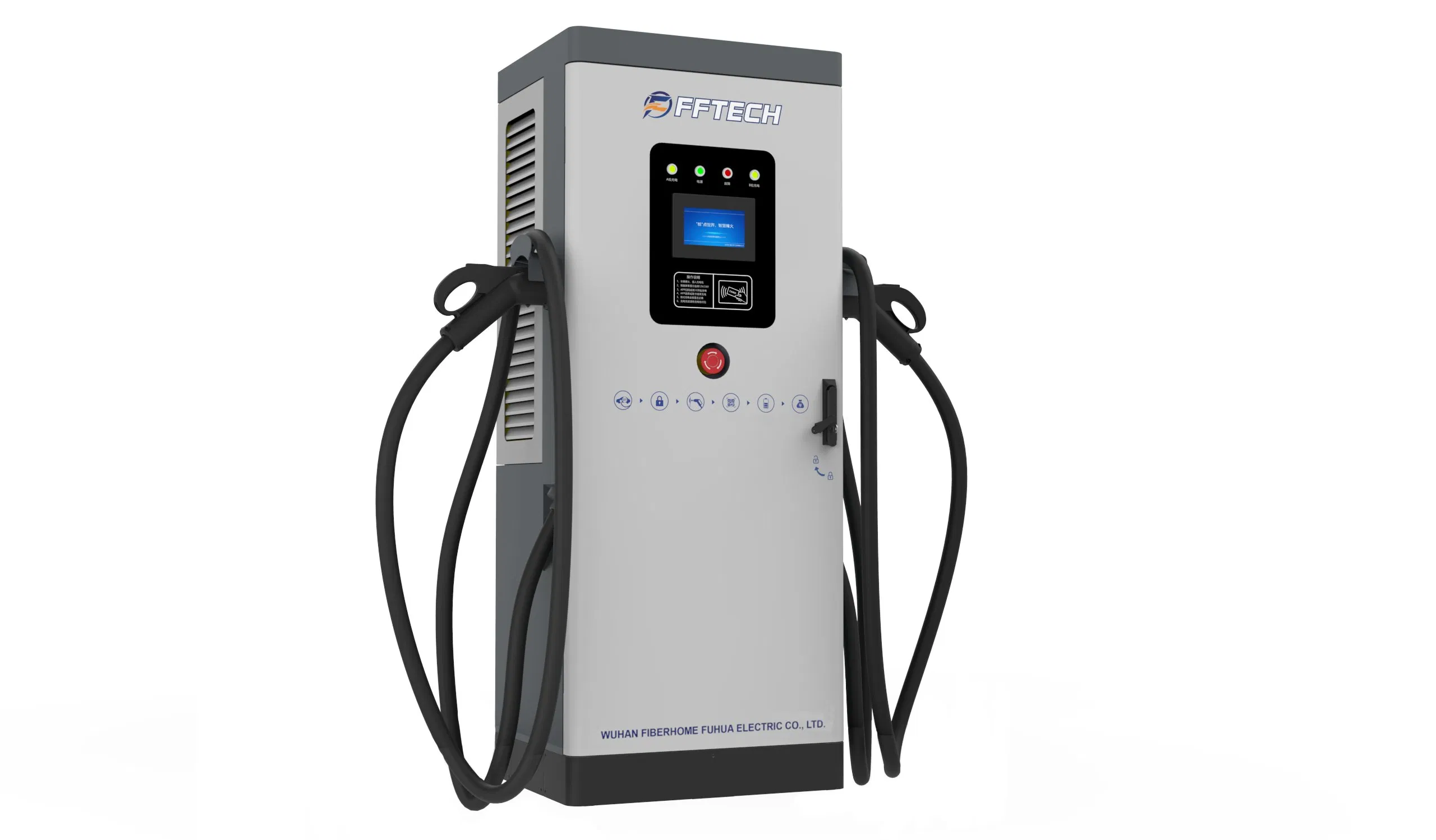 DC EV Charger Electric Vehicle Fast Charging 60kw 120kw 160kw 180kw Charging Stations for Sale