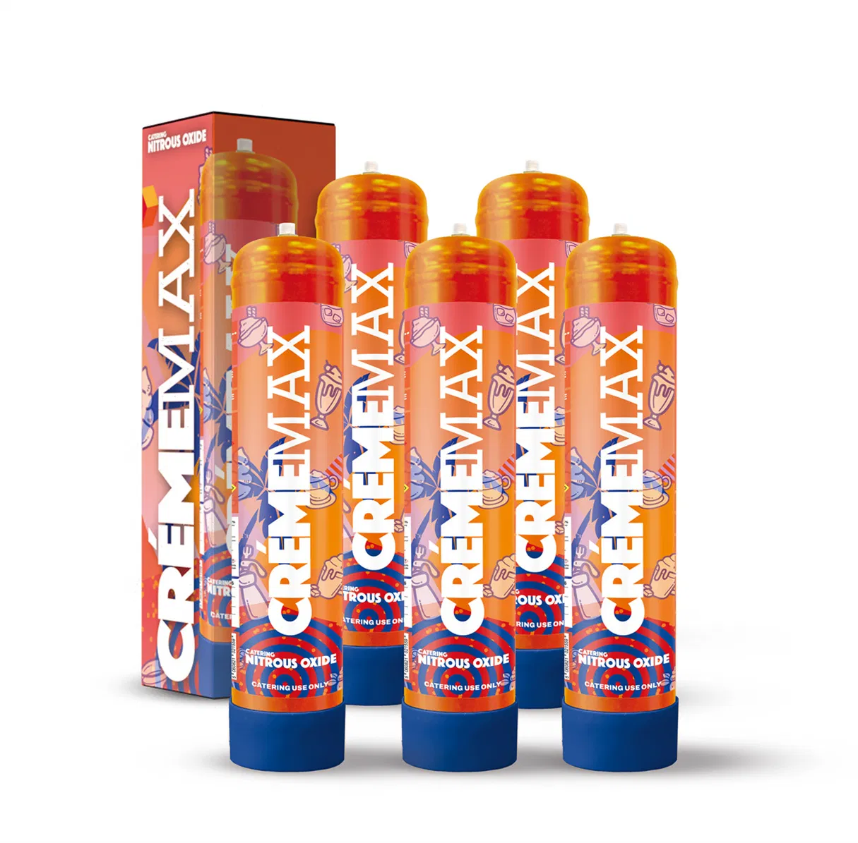 Commercial Whipping Siphon Gas Cartridges Cream Chargers for Dessert Tool