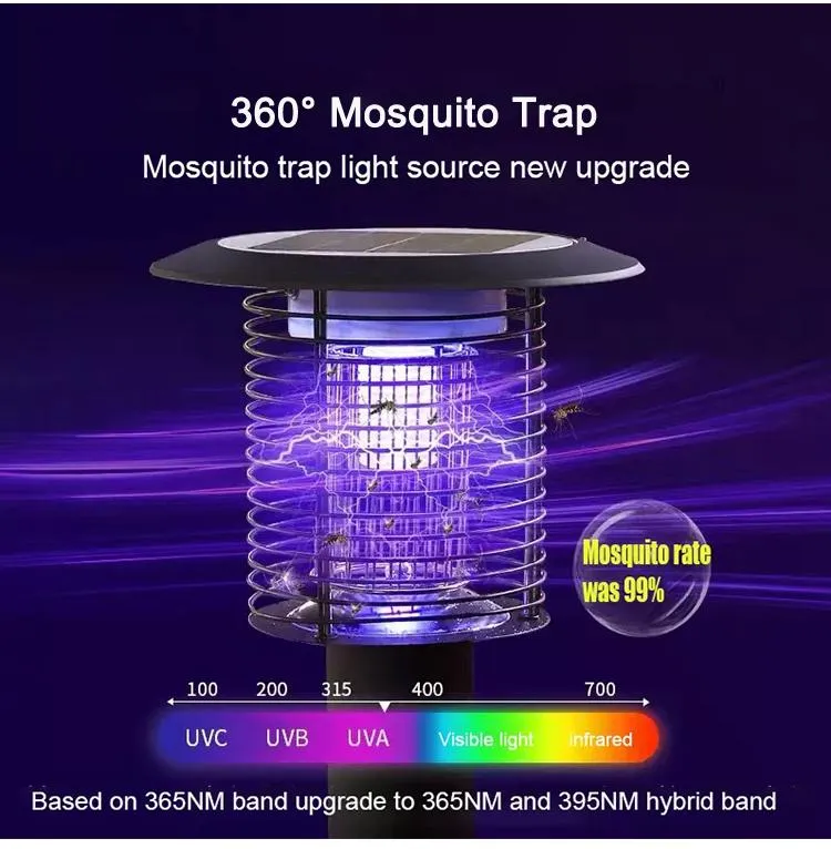Solar Powered Mosquito Lamp