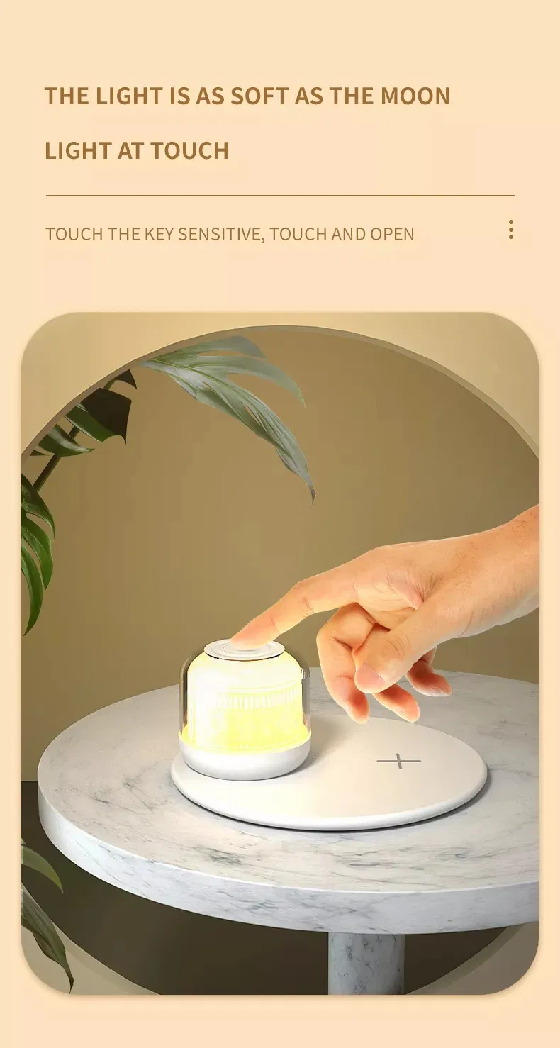 Jlt-9201 LED Desk Lamp Wireless Charger 3 in 1 Levitation Mood Floating Beside LED Desk Lamp