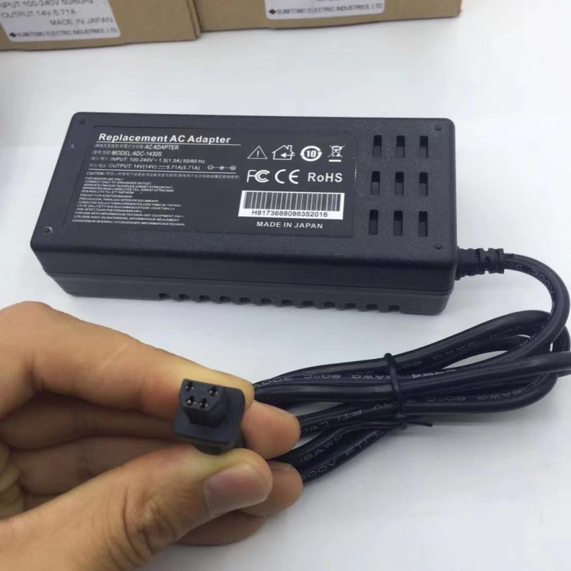 Sumitomo Power Charger ADC-1430s for Type-71c T-81c Z1c T-71c T81m Optical Fiber Fusion Splicer Replacement AC Adapter