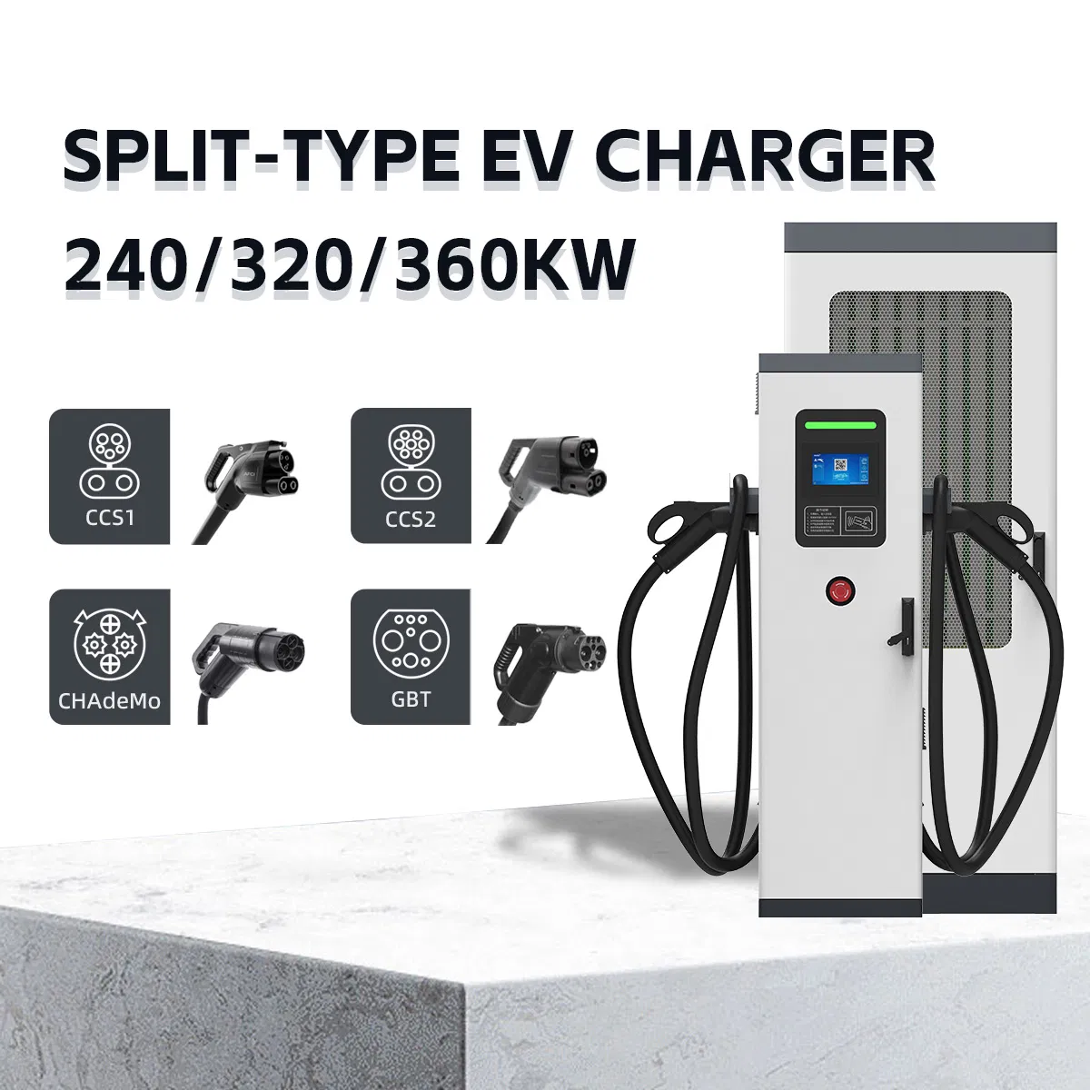 Smart Split Charger for Electric Vehicles in Public Locations