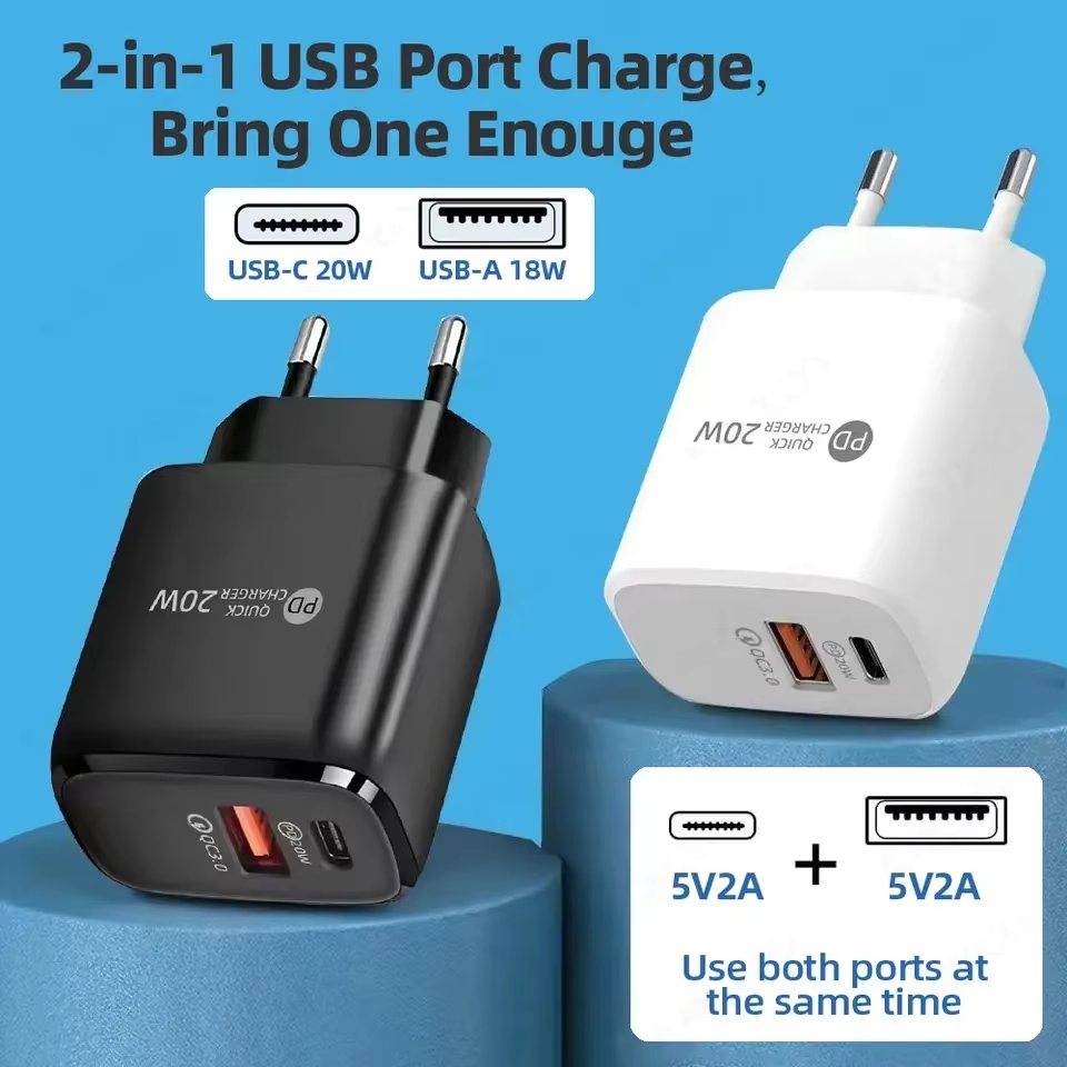 Best Price 20W Fast Charging Type-C Plug Charger Retractable Cable