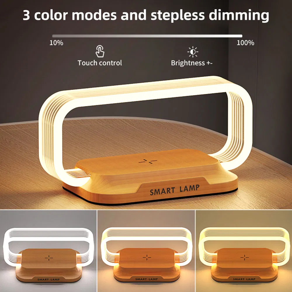 Modern LED Lamp Wireless Charger View 5