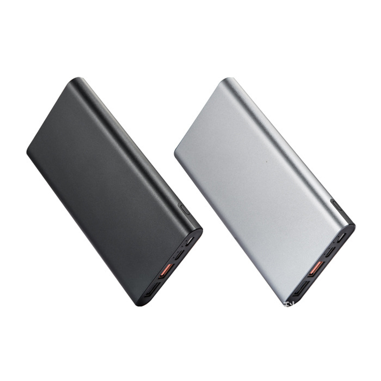 Aluminum Portable Power Source QC3.0 18W 22.5W Pd Fast Charging Powerbank
