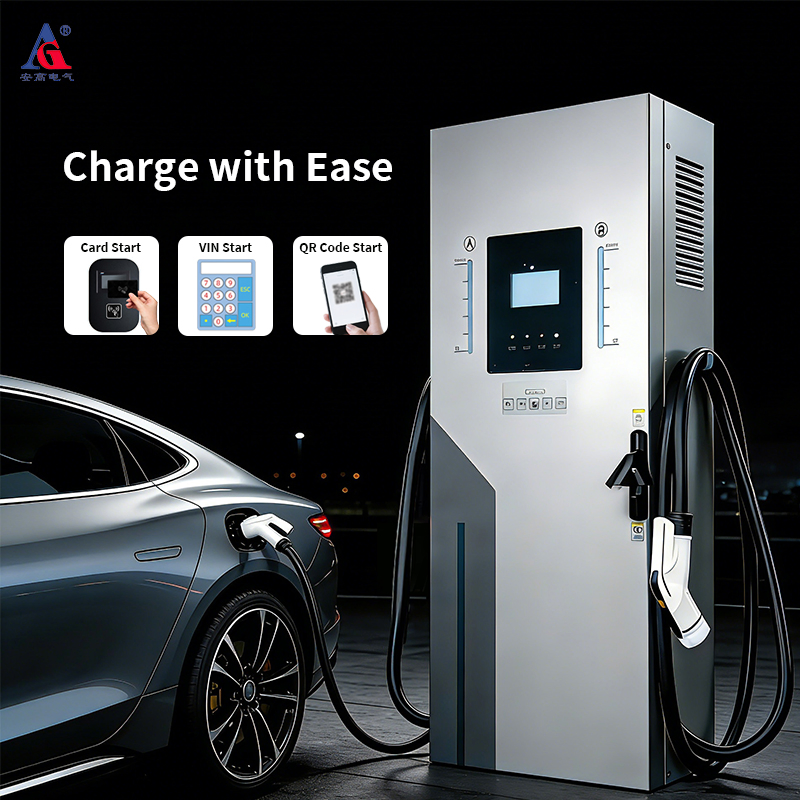 120kw DC Fast Charger for EV Commercial Public Stations China Source Manufacturer