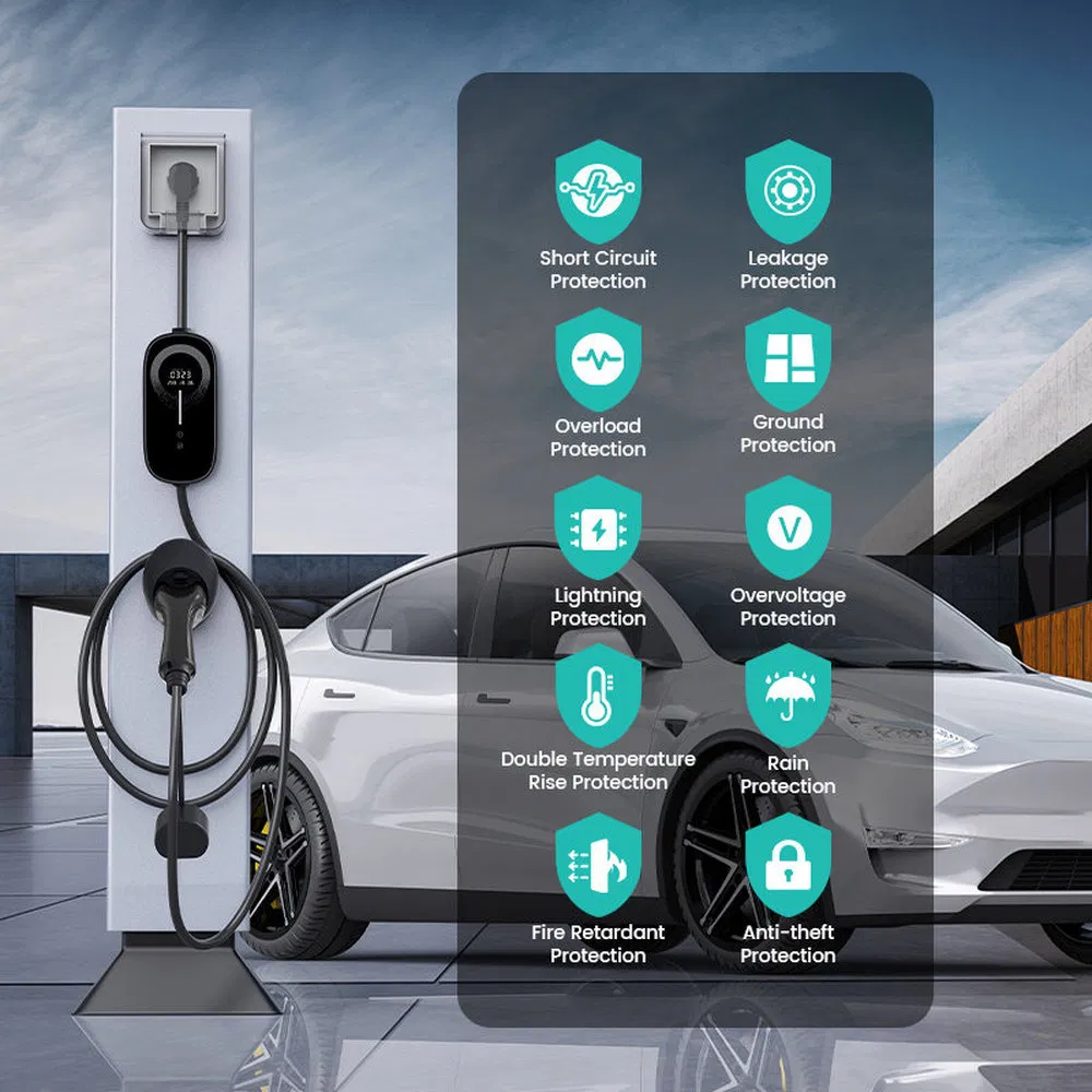 Fast Response Speed Energy Saving Qd07 Portable EV Charger