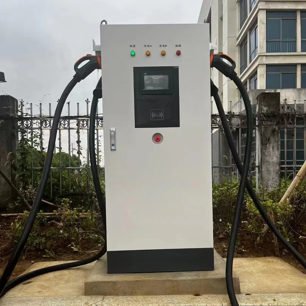80 Kw Factory Price New Energy DC EV Car Charging Pile 380 V Double Gun Quick Electric Vehicle Commercial Charger Station