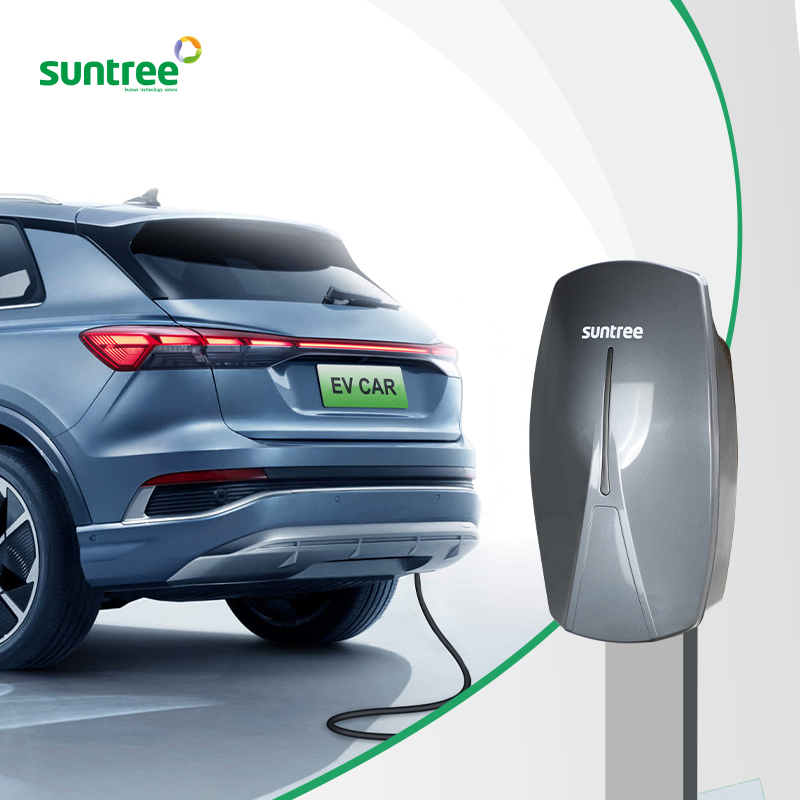 Swj3e AC Source EV Charge Station/Charger 7kw/11kw/22kw Dlb