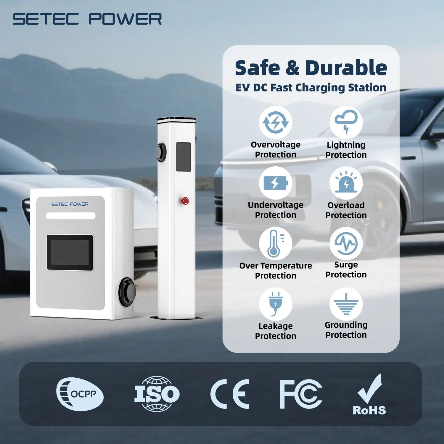 SETEC POWER Home AC Wall-Mounted Electric Vehicle Charging Station EV Charger &nbsp;Source Factory