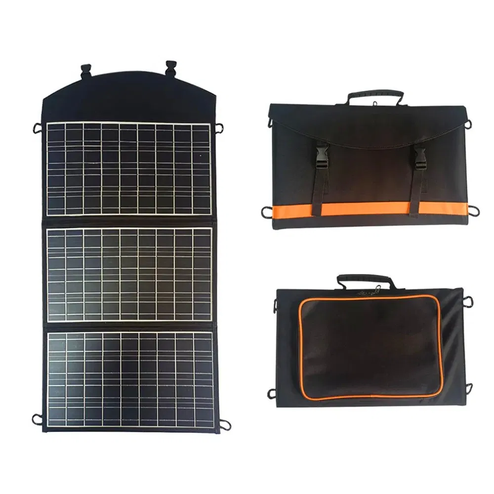 Solar Panel 45W Output 5-18V USB Charging Portable Solar Phone Fast Charger