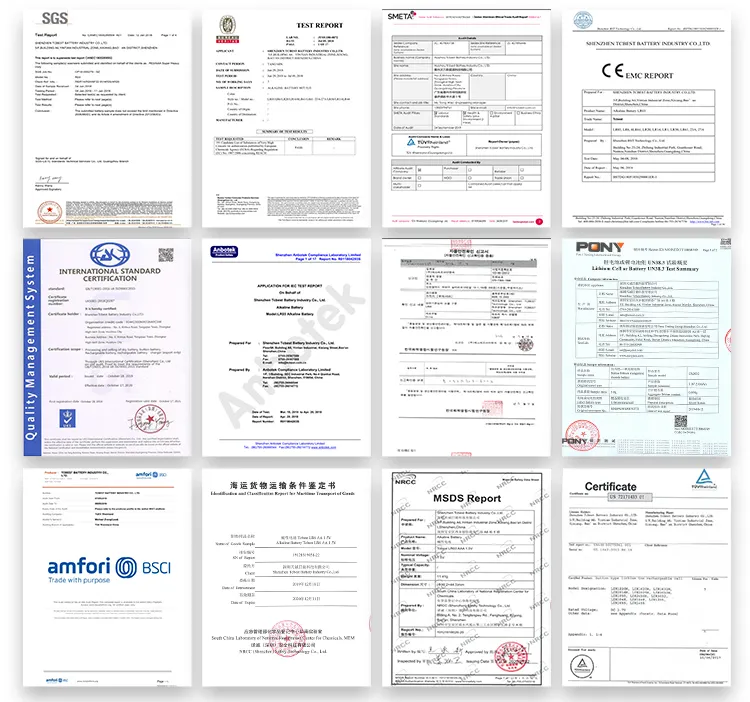 Certifications