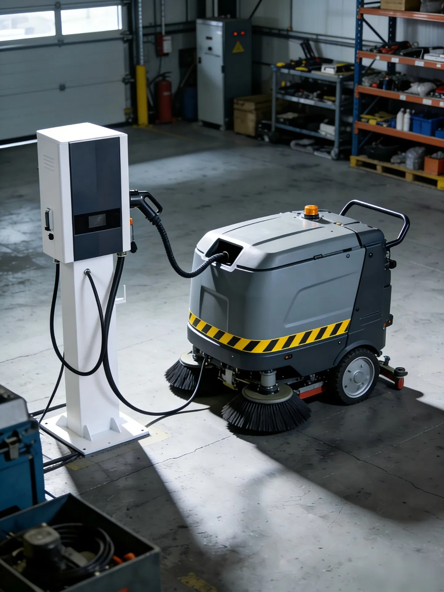 Industrial Low-Voltage DC Charger for Ride-on Floor Sweeper Battery Fast Charging