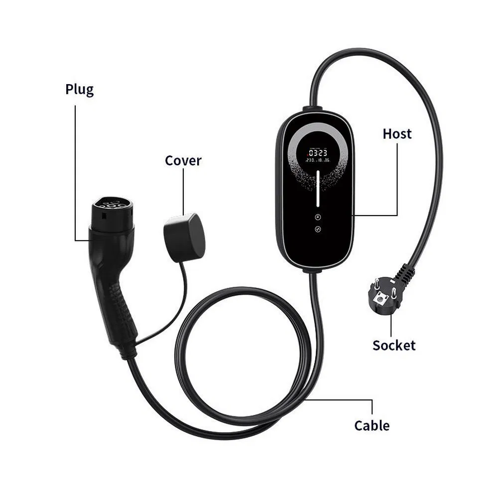 Strong Stability Environmental Adaptability Qd07 Portable Electric Car Charger