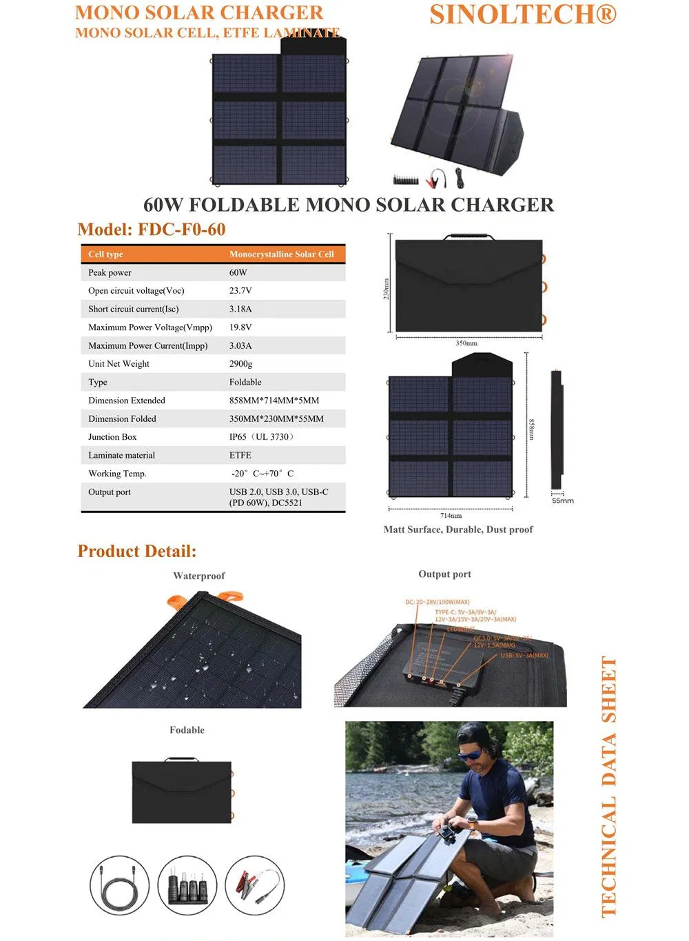 Solar Charger Detail