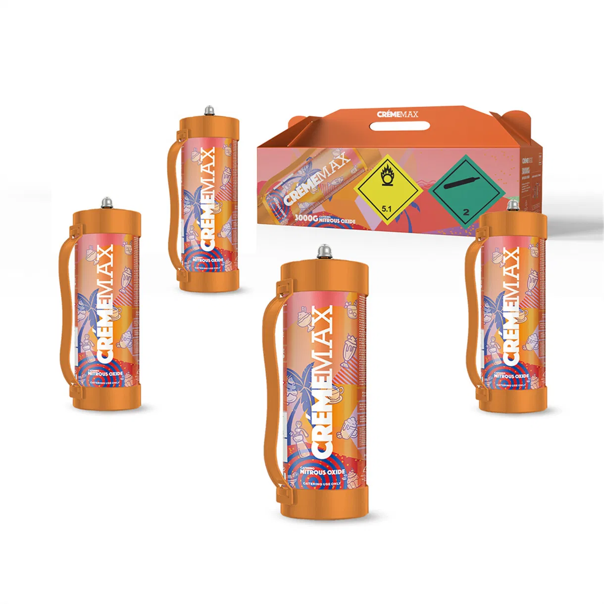 CE-Certified N2o Gas Cream Chargers for Commercial Baking &amp; Pastry Arts